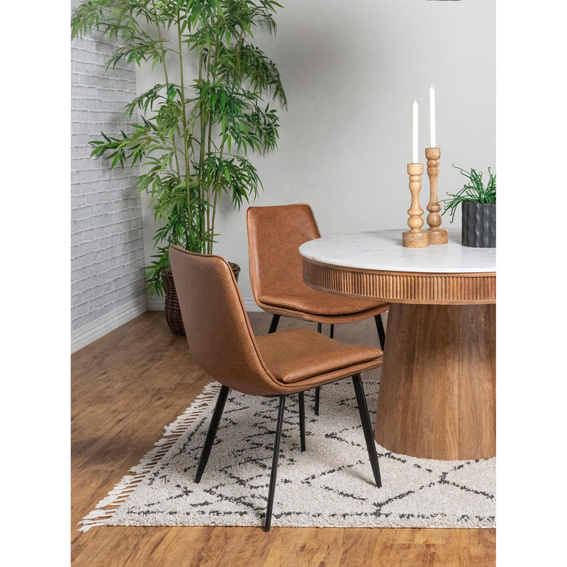 Coaster Furniture Ortega 115472 Upholstered Dining Side Chair - Coffee (Set of 2) IMAGE 8
