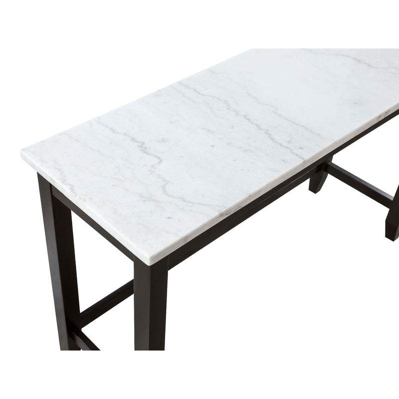 Coaster Furniture Toby 115528 60-inch Marble Counter Dining Table - Rustic Espresso IMAGE 12