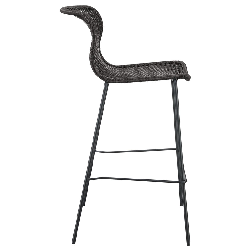 Coaster Furniture Mckinley 192040 Faux Rattan Metal Bar Chair - Brown (Set of 2) IMAGE 7