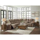 Signature Design by Ashley Ravenel Power Reclining Leather Look 4 pc Sectional 8310663/8310646/8310677/8310690 IMAGE 4