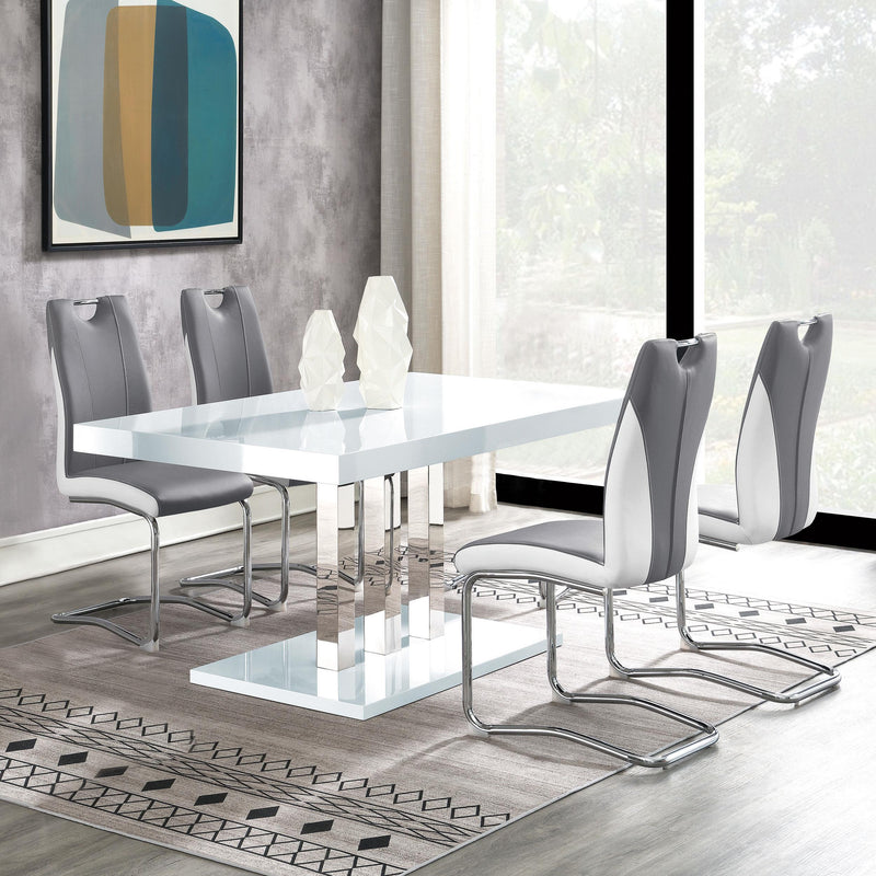 Coaster Furniture Brooklyn 193812 Upholstered Dining Side Chair - Grey (Set of 4) IMAGE 10