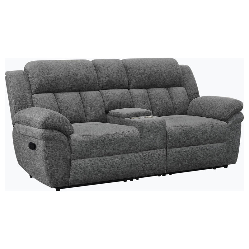 Coaster Furniture Bahrain Reclining Fabric Loveseat 609542 IMAGE 1