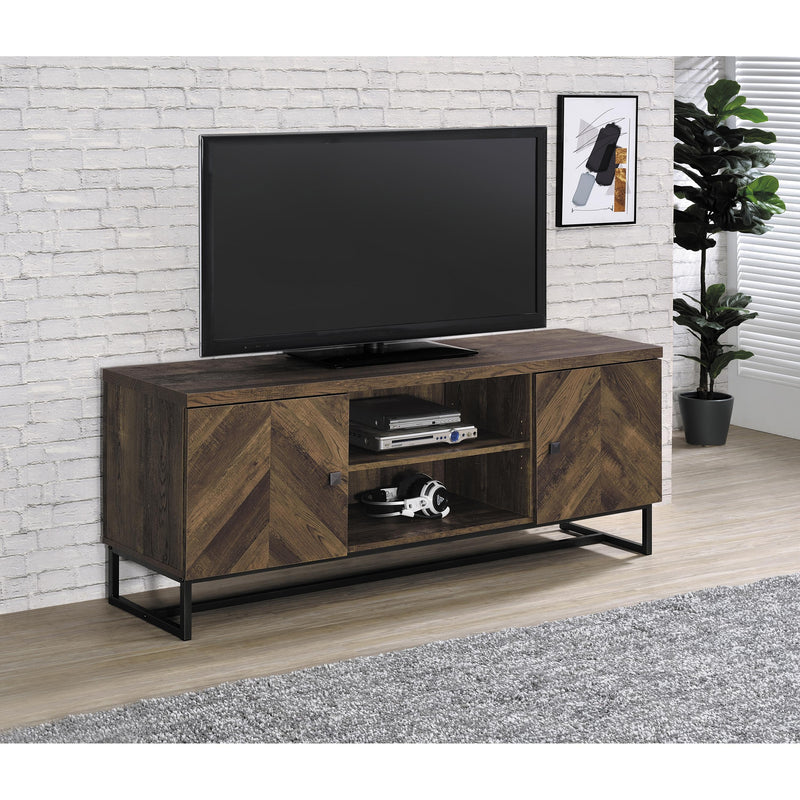 Coaster Furniture Myles TV Stand with Cable Management 736052 IMAGE 2
