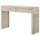 Coaster Furniture Rickman 959543 2-Drawer Wood Entryway Console Table - White Washed IMAGE 5