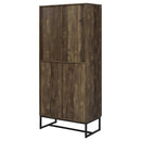 Coaster Furniture Carolyn 959640 2-door Engineered Wood Accent Cabinet - Rustic Oak IMAGE 8