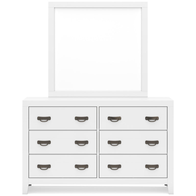 Signature Design by Ashley Binterglen 6-Drawer Dresser with Mirror B427-31/B427-36 IMAGE 3