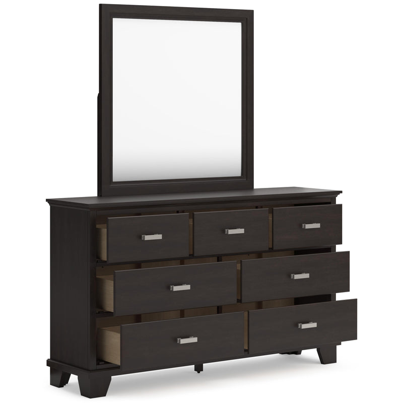 Signature Design by Ashley Covetown 7-Drawer Dresser with Mirror B441-31/B441-36 IMAGE 2