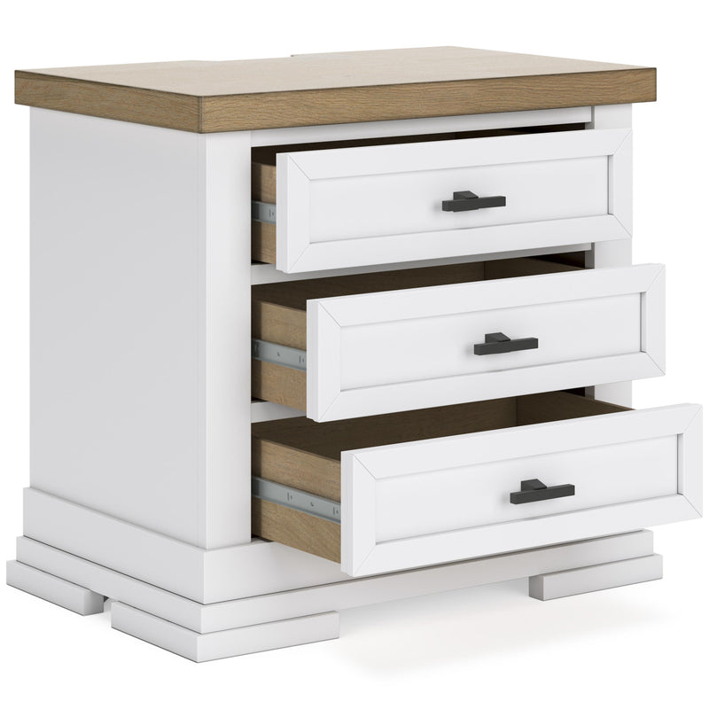 Benchcraft Ashbryn 3-Drawer Nightstand B844-93 IMAGE 2