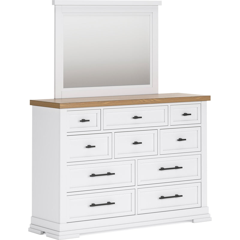 Benchcraft Ashbryn 10-Drawer Dresser with Mirror B844-31/B844-36 IMAGE 1