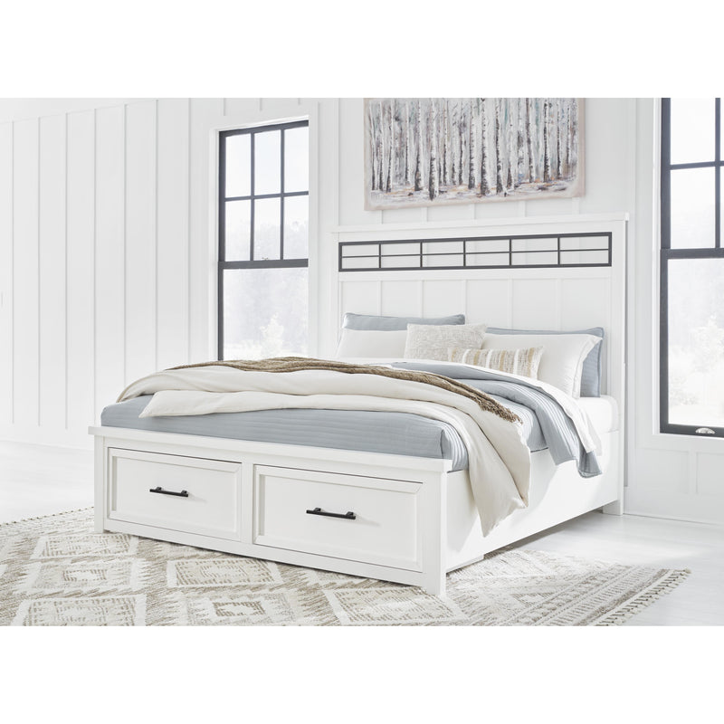 Benchcraft Ashbryn Queen Panel Bed with Storage B844-57/B844-54S/B844-97 IMAGE 1