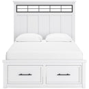 Benchcraft Ashbryn Queen Panel Bed with Storage B844-57/B844-54S/B844-97 IMAGE 2