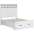 Benchcraft Ashbryn Queen Panel Bed with Storage B844-57/B844-54S/B844-97 IMAGE 5
