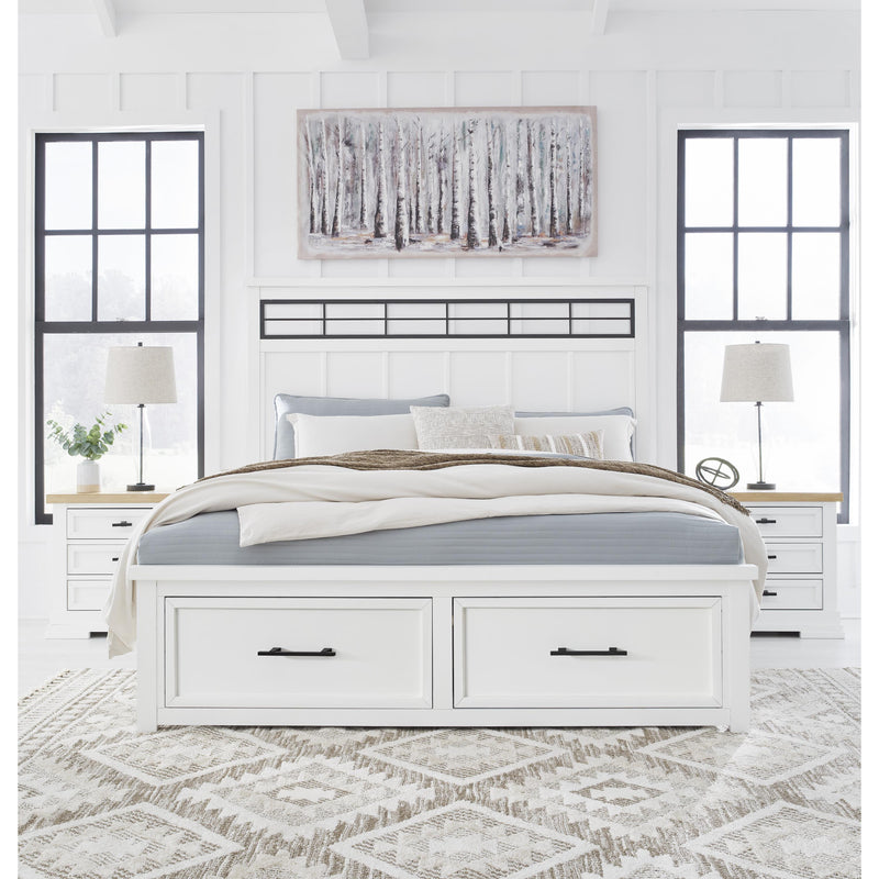 Benchcraft Ashbryn Queen Panel Bed with Storage B844-57/B844-54S/B844-97 IMAGE 6