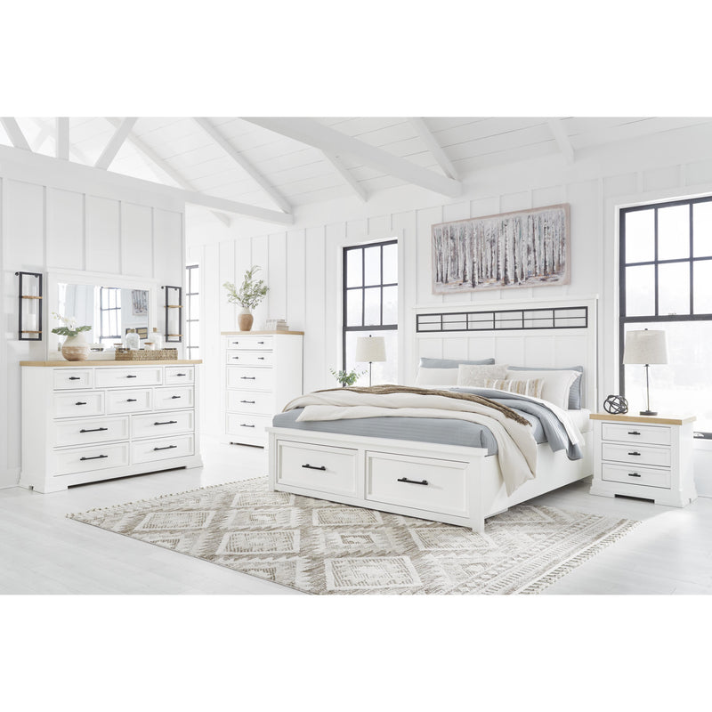 Benchcraft Ashbryn Queen Panel Bed with Storage B844-57/B844-54S/B844-97 IMAGE 7