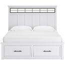 Benchcraft Ashbryn California King Panel Bed with Storage B844-58/B844-56S/B844-94 IMAGE 2