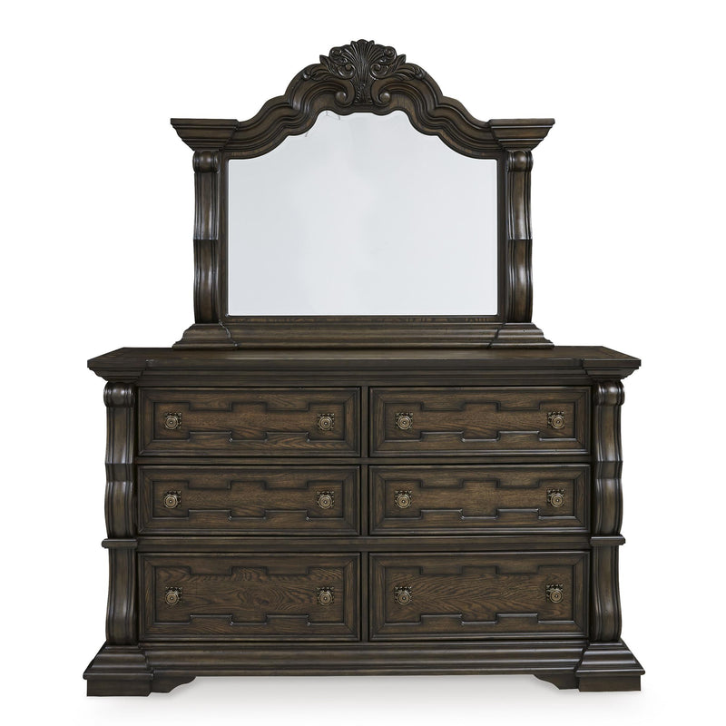 Signature Design by Ashley Maylee 6-Drawer Dresser with Mirror B947-31/B947-36 IMAGE 2
