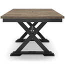 Signature Design by Ashley Wildenauer Dining Table with Trestle Base D634-35 IMAGE 3