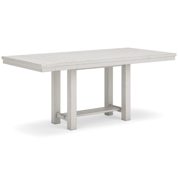 Signature Design by Ashley Robbinsdale Counter Height Dining Table with Trestle Base D642-32 IMAGE 1