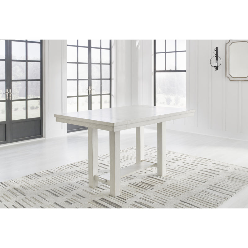 Signature Design by Ashley Robbinsdale Counter Height Dining Table with Trestle Base D642-32 IMAGE 6