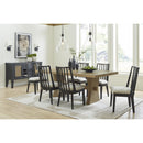 Signature Design by Ashley Galliden Dining Table with Trestle Base D841-45 IMAGE 11