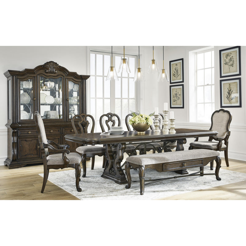 Signature Design by Ashley Maylee Dining Table with Pedestal Base D947-55B/D947-55T IMAGE 13