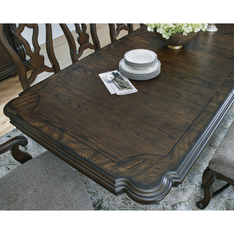 Signature Design by Ashley Maylee Dining Table with Pedestal Base D947-55B/D947-55T IMAGE 8