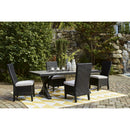  Signature Design by Ashley Beachcroft P792-625 Rectangular Dining Table with Umbrella Option IMAGE 15