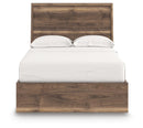 Chirason - 3 Pc. - Full Panel Storage Bed, Dresser And Mirror - Brown