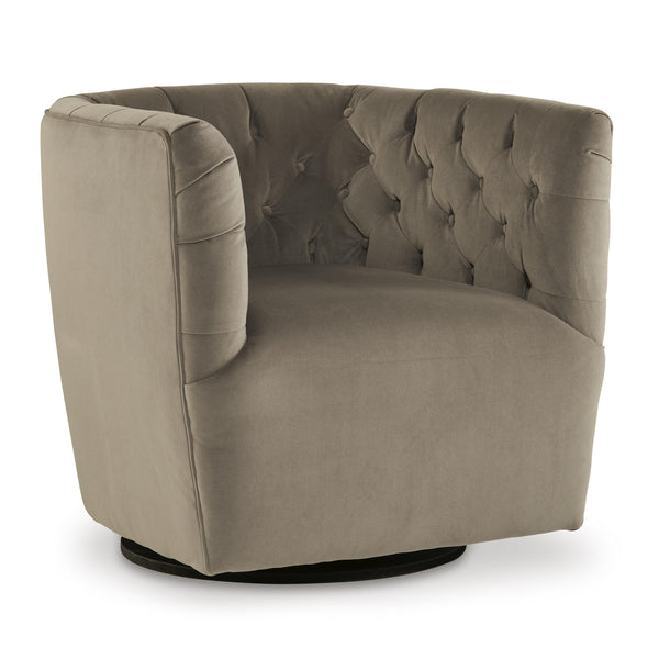 Signature Design by Ashley Hayesler Swivel Fabric Accent Chair A3000661 IMAGE 1