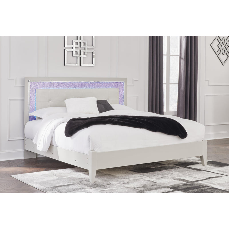 Signature Design by Ashley Zyniden King Upholstered Panel Bed B2114-58/B2114-56 IMAGE 6