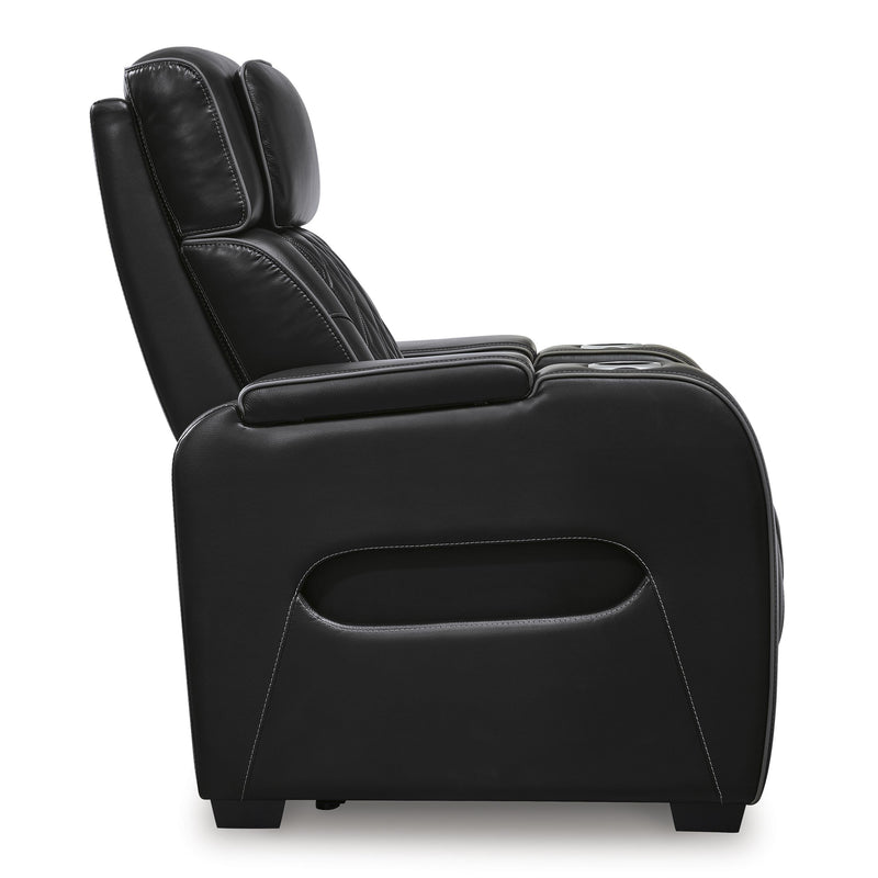 Signature Design by Ashley Boyington Power Leather Match Recliner U2710613 IMAGE 4