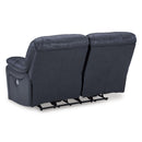 Signature Design by Ashley Leesworth Power Reclining Leather Match Loveseat U4380974 IMAGE 5