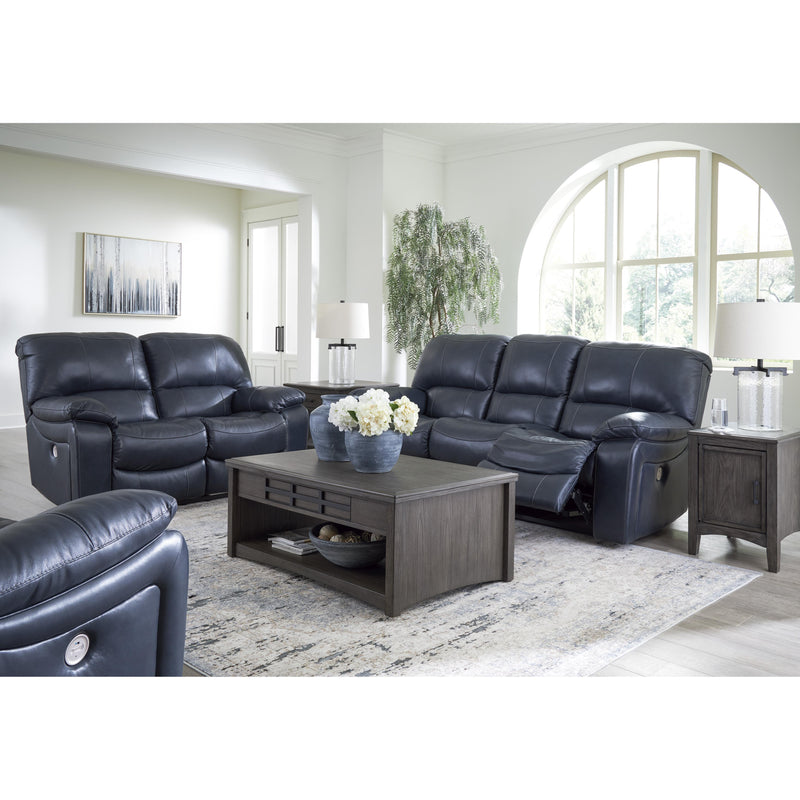 Signature Design by Ashley Leesworth Power Rocker Leather Match Recliner U4380998 IMAGE 9