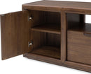 Sol - 74" Media Console - Brown Spice