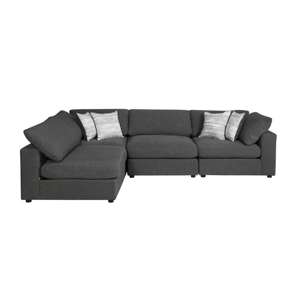 Coaster Furniture Serene Fabric 4 pc Sectional 551324/551324/551325/551325 IMAGE 1