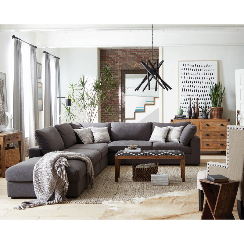 Coaster Furniture Serene Fabric 4 pc Sectional 551324/551324/551325/551325 IMAGE 2