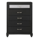  Crown Mark Lila B4398-4 Chest - Black IMAGE 1