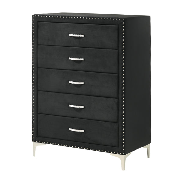 Crown Mark Lucinda B9265-4 Chest - Black IMAGE 1