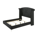  Crown Mark Lucinda B9265-K King Panel Bed - Black IMAGE 3