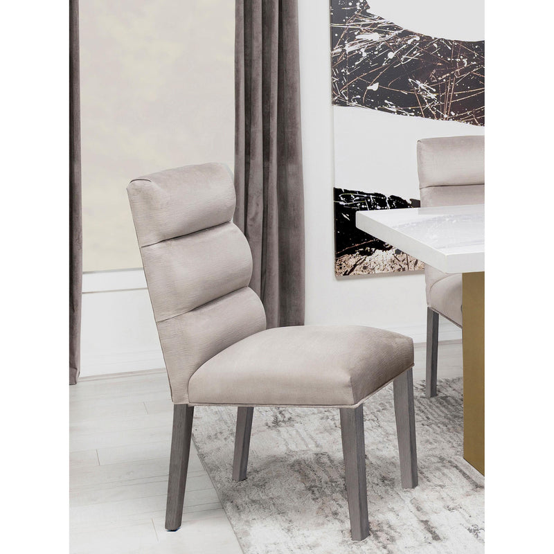 Coaster Furniture Carla 106683 Velvet Upholstered Dining Side Chair - Stone (Set of 2) IMAGE 12