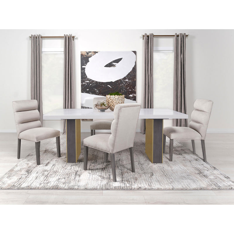 Coaster Furniture Carla 106683 Velvet Upholstered Dining Side Chair - Stone (Set of 2) IMAGE 13