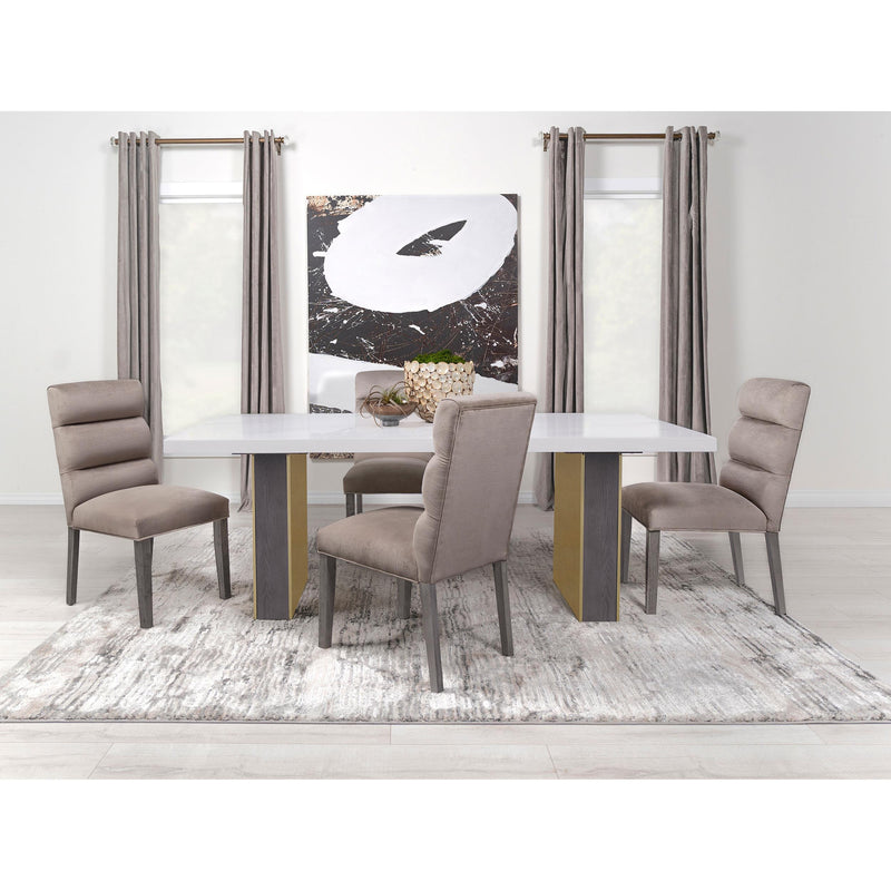 Coaster Furniture Carla 106684 Velvet Upholstered Dining Side Chair - Ash (Set of 2) IMAGE 13