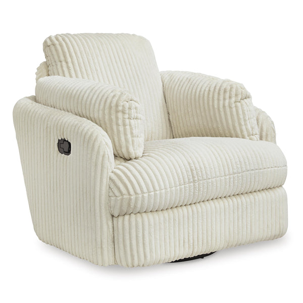 Signature Design by Ashley Tie-Breaker Swivel Glider Fabric Recliner 9490261 IMAGE 1