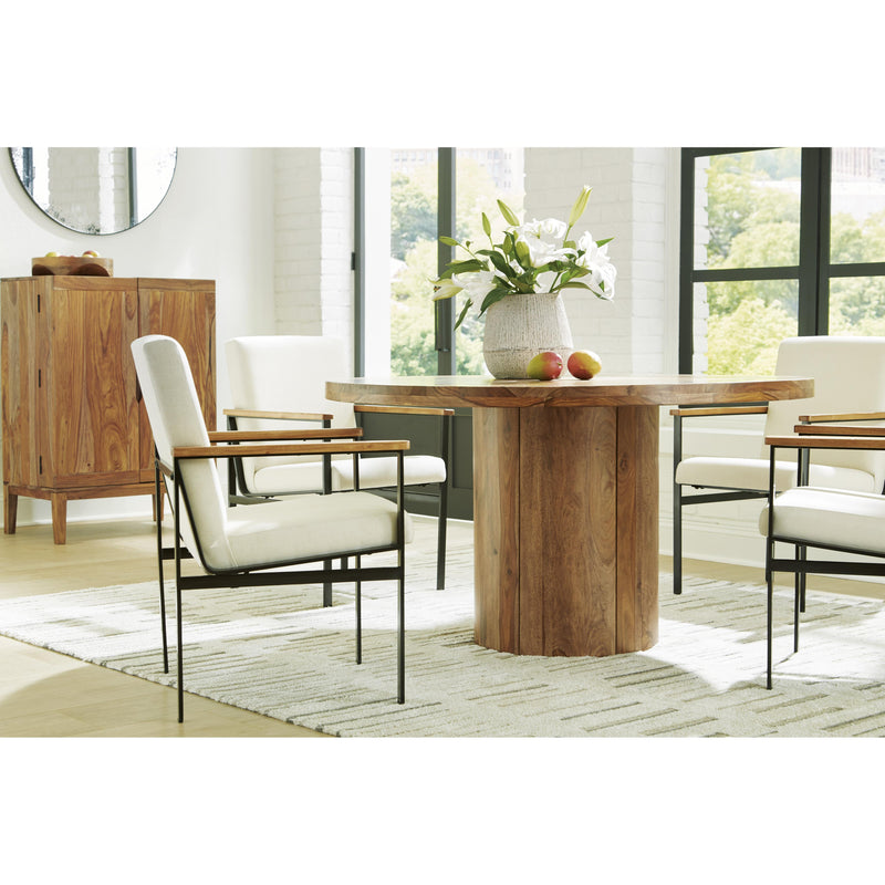 Signature Design by Ashley Round Dressonni Dining Table with Pedestal Base D790-50 IMAGE 10