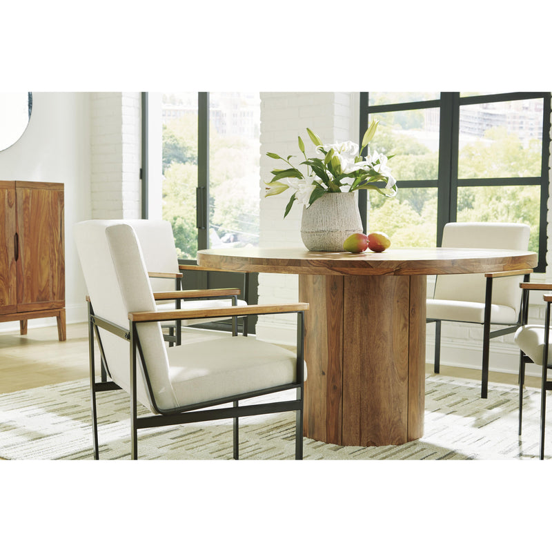 Signature Design by Ashley Round Dressonni Dining Table with Pedestal Base D790-50 IMAGE 11