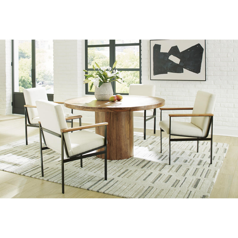 Signature Design by Ashley Round Dressonni Dining Table with Pedestal Base D790-50 IMAGE 9