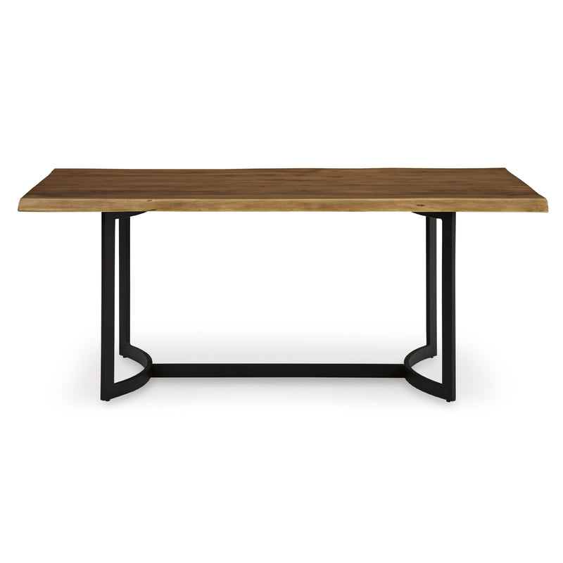 Signature Design by Ashley Fortmaine Dining Table with Trestle Base D872-25 IMAGE 2