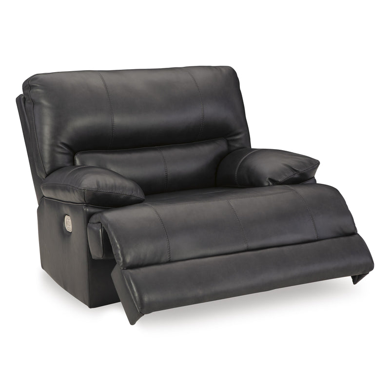 Signature Design by Ashley Mountainous Power Leather Match Recliner U6580182 IMAGE 2