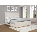 Coaster Furniture Nala King Upholstered Sleigh Bed 302046KE IMAGE 2