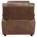 Coaster Furniture Ellington Stationary Leather Match Chair 508283 IMAGE 6